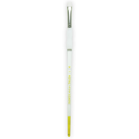 SG4010-1 - Soft-Grip™ White Taklon Bright Brush Size 1