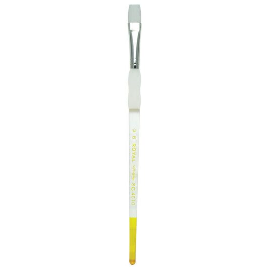 SG4010-6 - Soft-Grip™ White Taklon Bright Brush Size 6