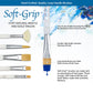 SG503 - Soft-Grip™ 5pc Long Handle Golden Taklon/Bristle Variety Brush Set infographic 1