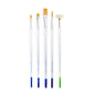 SG503 - Soft-Grip™ 5pc Long Handle Golden Taklon/Bristle Variety Brush Set