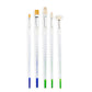 SG504 - Soft-Grip™ 5pc Long Handle Golden Taklon/Bristle Variety Brush Set