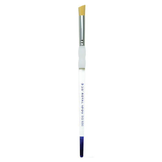 SG650-3/8" - Soft-Grip™ Gold Taklon Standard Handle Deerfoot Brush Size 3/8"