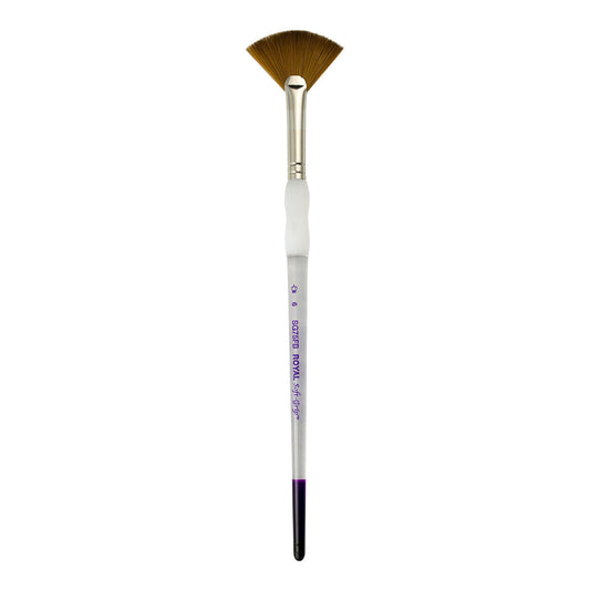 SG75FB-6 - Soft-Grip™ Synthetic Sable Fan Brush - 6