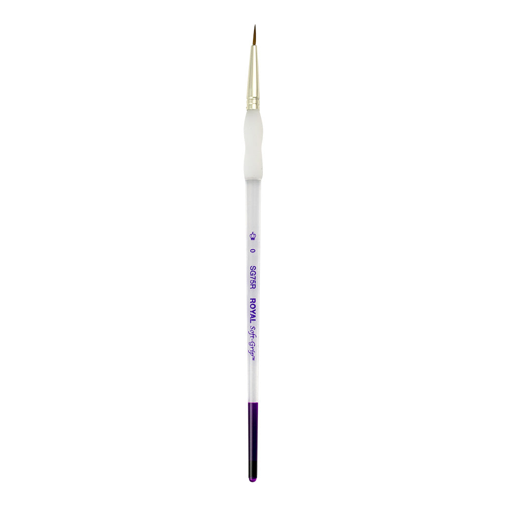 SG75R-0 - Soft-Grip™ Synthetic Sable Round Brush - 0