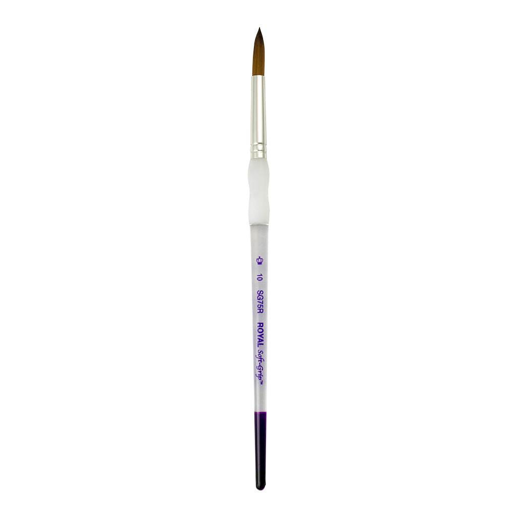 SG75R-10 - Soft-Grip™ Synthetic Sable Round Brush - 10