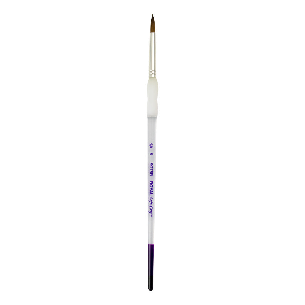 SG75R-5 - Soft-Grip™ Synthetic Sable Round Brush - 5
