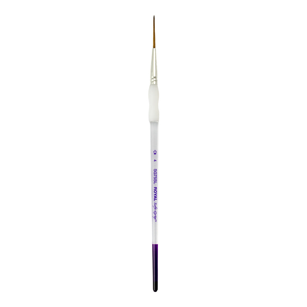 SG75SL-4 - Soft-Grip™ Synthetic Sable Script Brush - 4