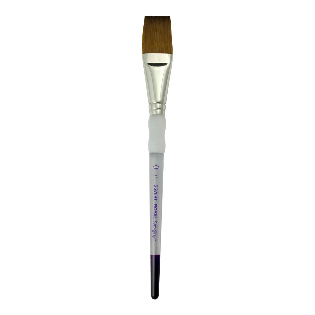 SG75ST-1" - Soft-Grip™ Synthetic Sable Stroke Brush - 1"