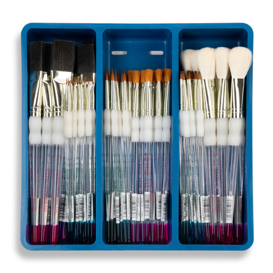 BLBOX-SGCERAMICCOMBO-72 | Soft-Grip™ Ceramic Combo 72pc Brush Assortment