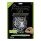 SILF38 - Engraving Art™ 8" x 10" White Tiger Silver Foil Project