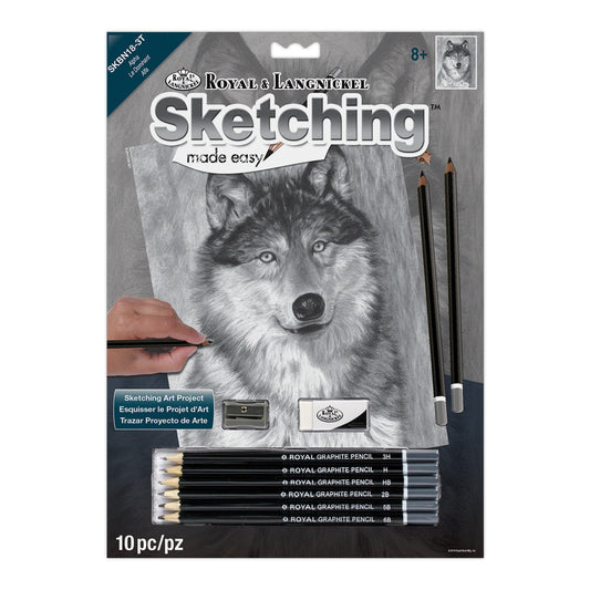 SKBN18 - Sketching Made Easy™ Alpha 10pc 8.75" x 11.75" Sketching Art Project