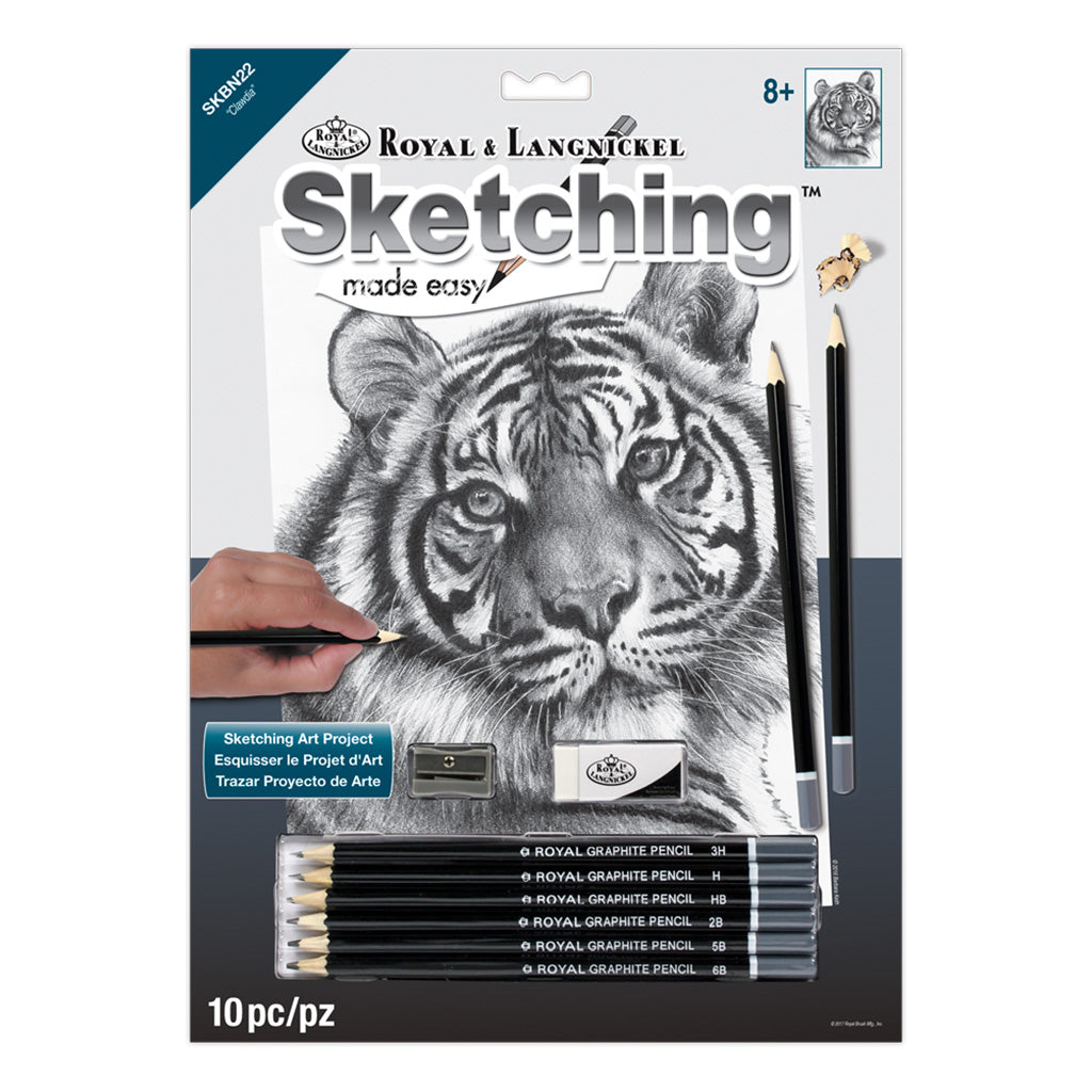 SKBN22 - Sketching Made Easy™ 10pc 8.75" x 11.75" Clawdia Sketching Art Project