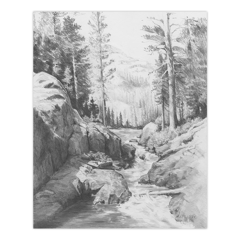 SKBN6 | Sketching Made Easy™ Shadow Lake 10pc 8.75" x 11.75" Sketching Art Project