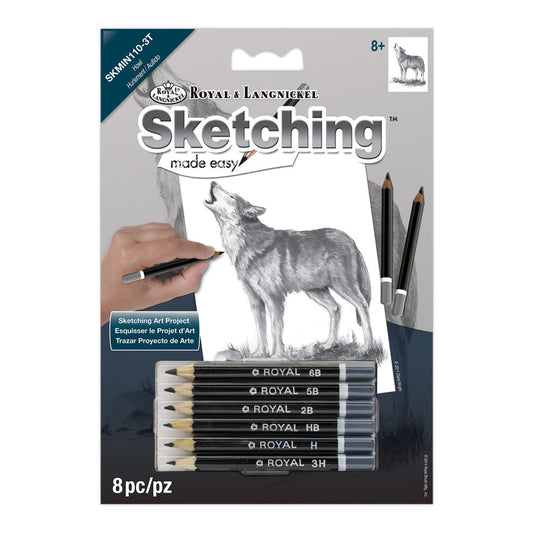 SKMIN-110 - Sketching Made Easy™ Howl 8pc 5" x 7" Sketching Art Project