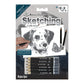 SKMIN-112 - Sketching Made Easy™ Dalmation Pup 8pc 5" x 7" Sketching Art Project