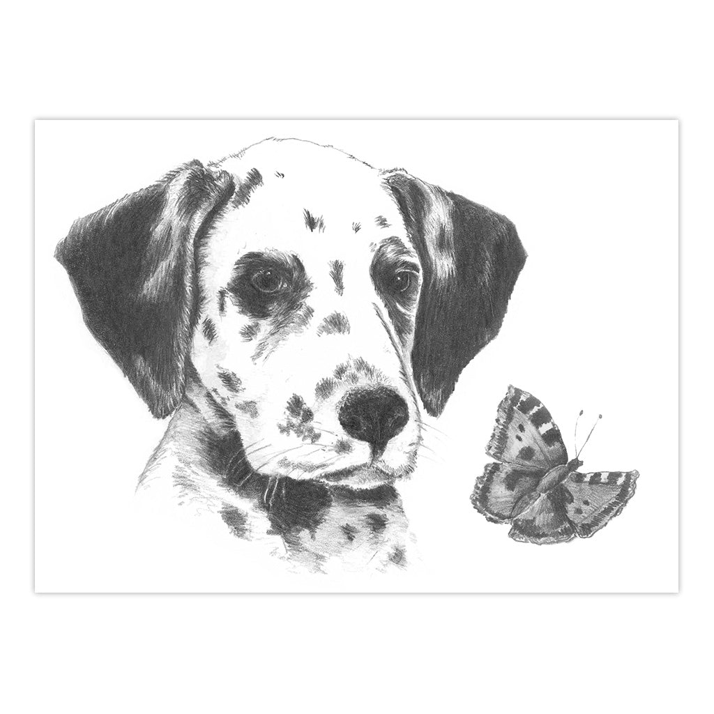 SKMIN-112 | Sketching Made Easy™ Dalmation Pup 8pc 5" x 7" Sketching Art Project