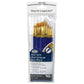 SVP7-SIA - Gold Taklon 10pc Round/Shader Acrylic Brush Value Pack