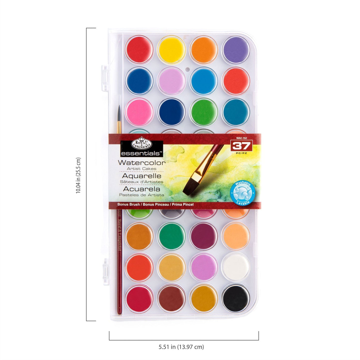 WAC-152 | Essentials™ 37pc Watercolor Artist Cakes