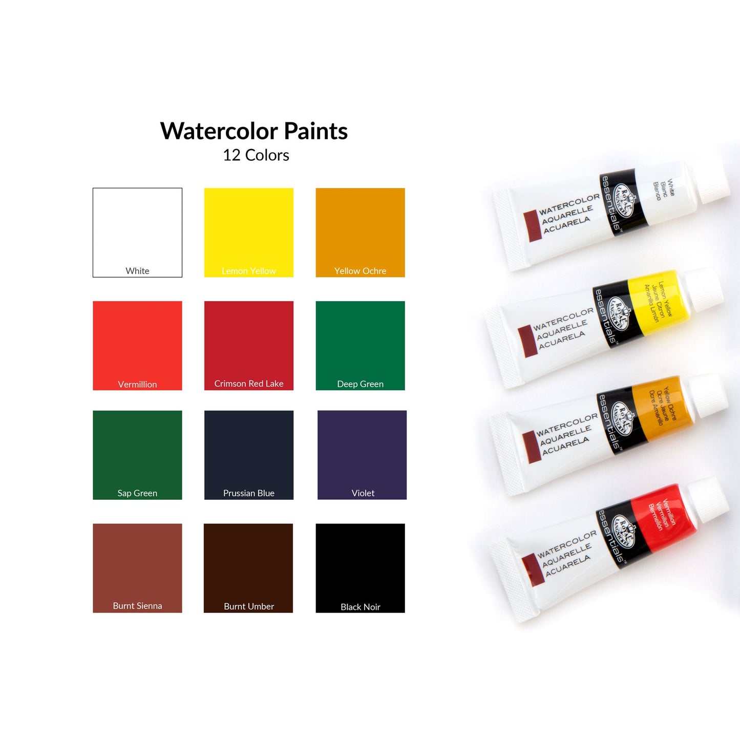 WAT12 Series | 12ml Watercolor Paint