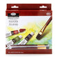 WAT18 - Watercolor Paint Packs 18 Pack + 2 Brushes - 12 ml