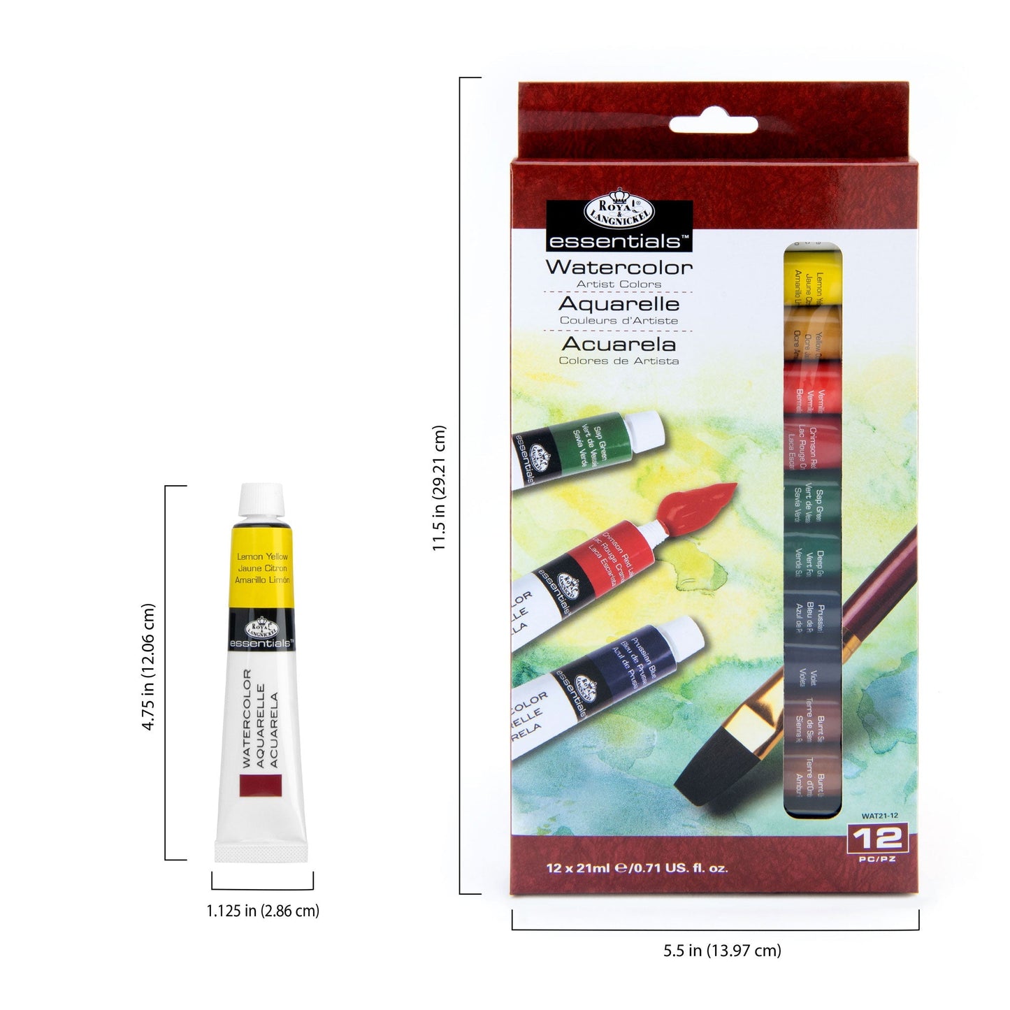 WAT21-6 | Watercolor Paint Packs - 21 ml