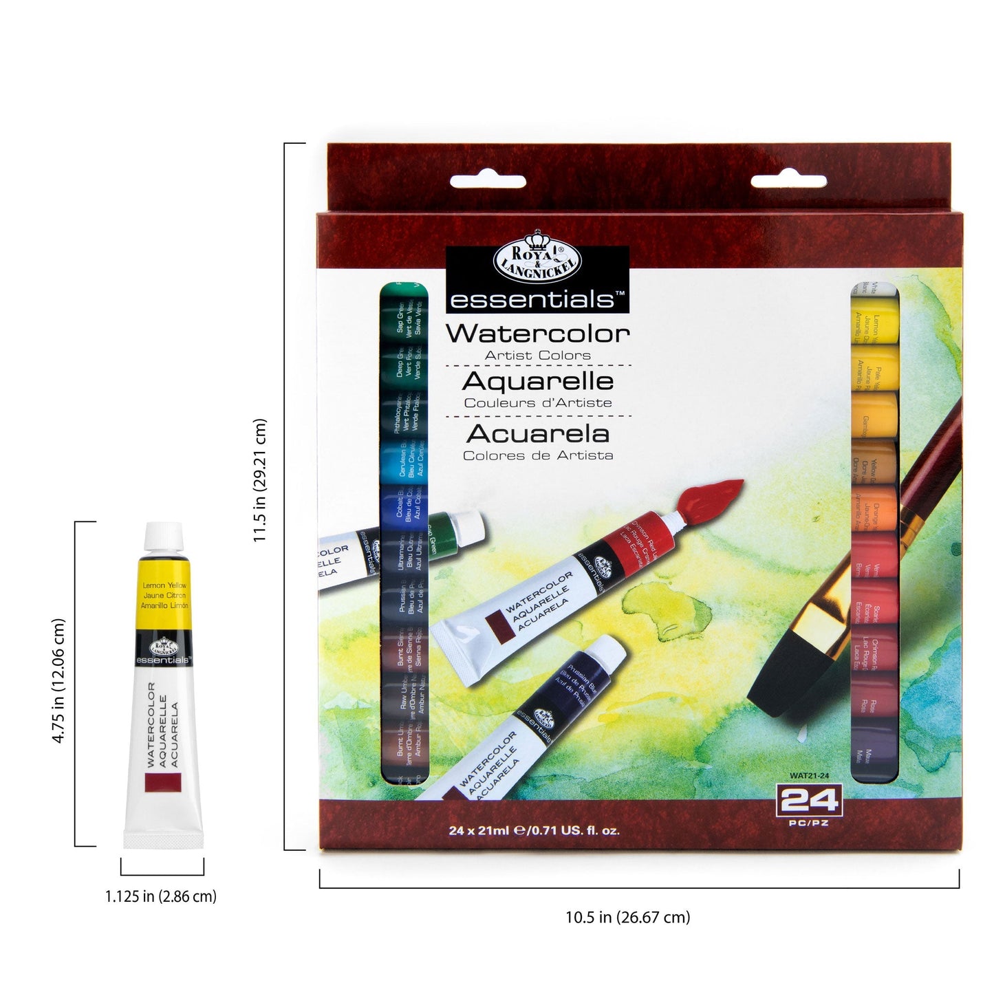 WAT21-6 | Watercolor Paint Packs - 21 ml