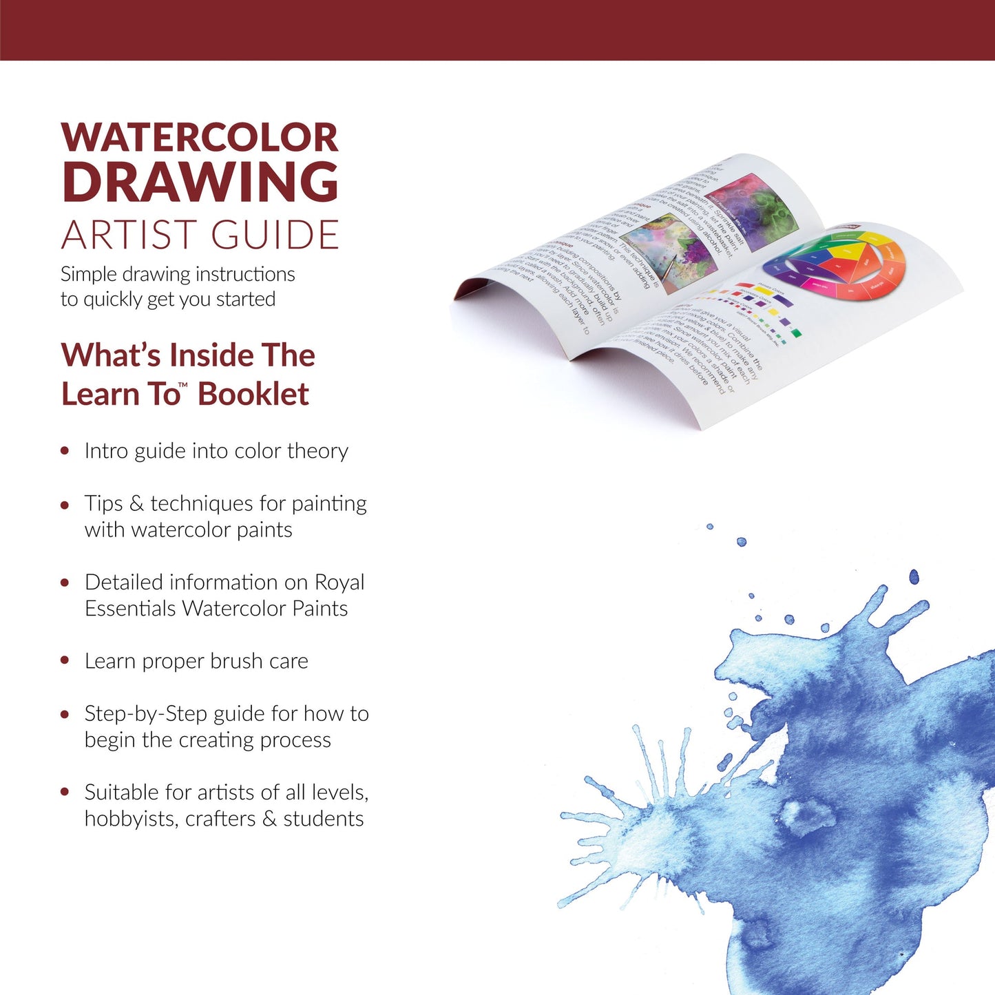 RSET-LT251 | Learn To™ 33pc Watercolor Drawing Art Set