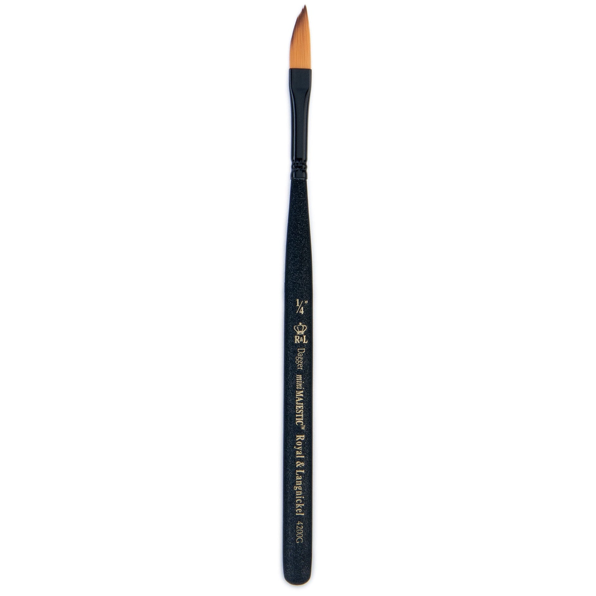 R4200G-1/4" - Mini Majestic™ Dagger Striper Brush - 1/4"