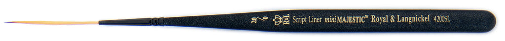 Mini Majestic™ Script Liner Brush full size horizontal