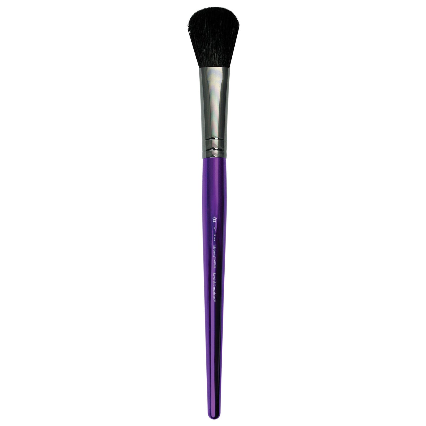 M77MB-3/4" - Moderna™ 77 Series Black Goat Mop Brush - 3/4"