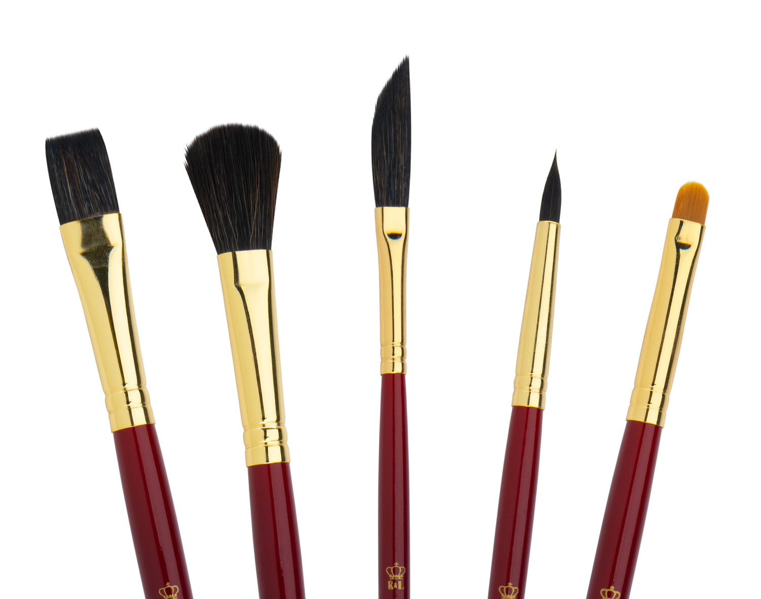 View the Nocturna Pro™ artist brush fanned