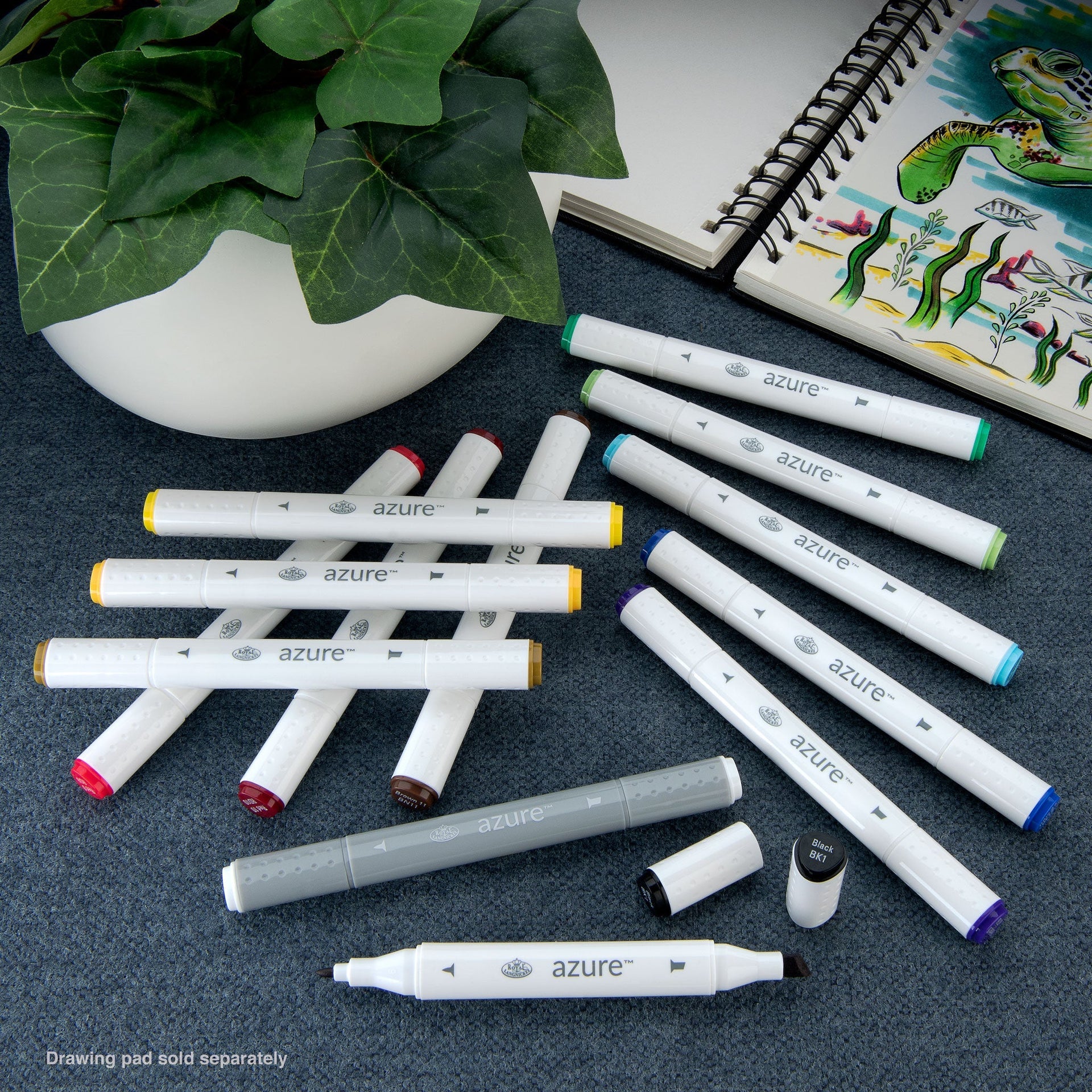 RM-951BAS | Azure™ 13c Basic Color Marker Set – Royal & Langnickel