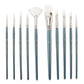 WAL-RSET-9181-RFID | Royal & Langnickel 10pc White Taklon Variety Brush Set