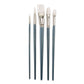 RSET-9188-SIA | 5pc Long Handle White Taklon