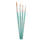 RSET-9190 | 4pc Golden Taklon Round Brush Set
