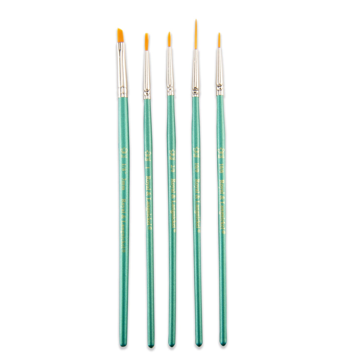 RSET-9197 | 5pc Golden Taklon Variety Brush Set