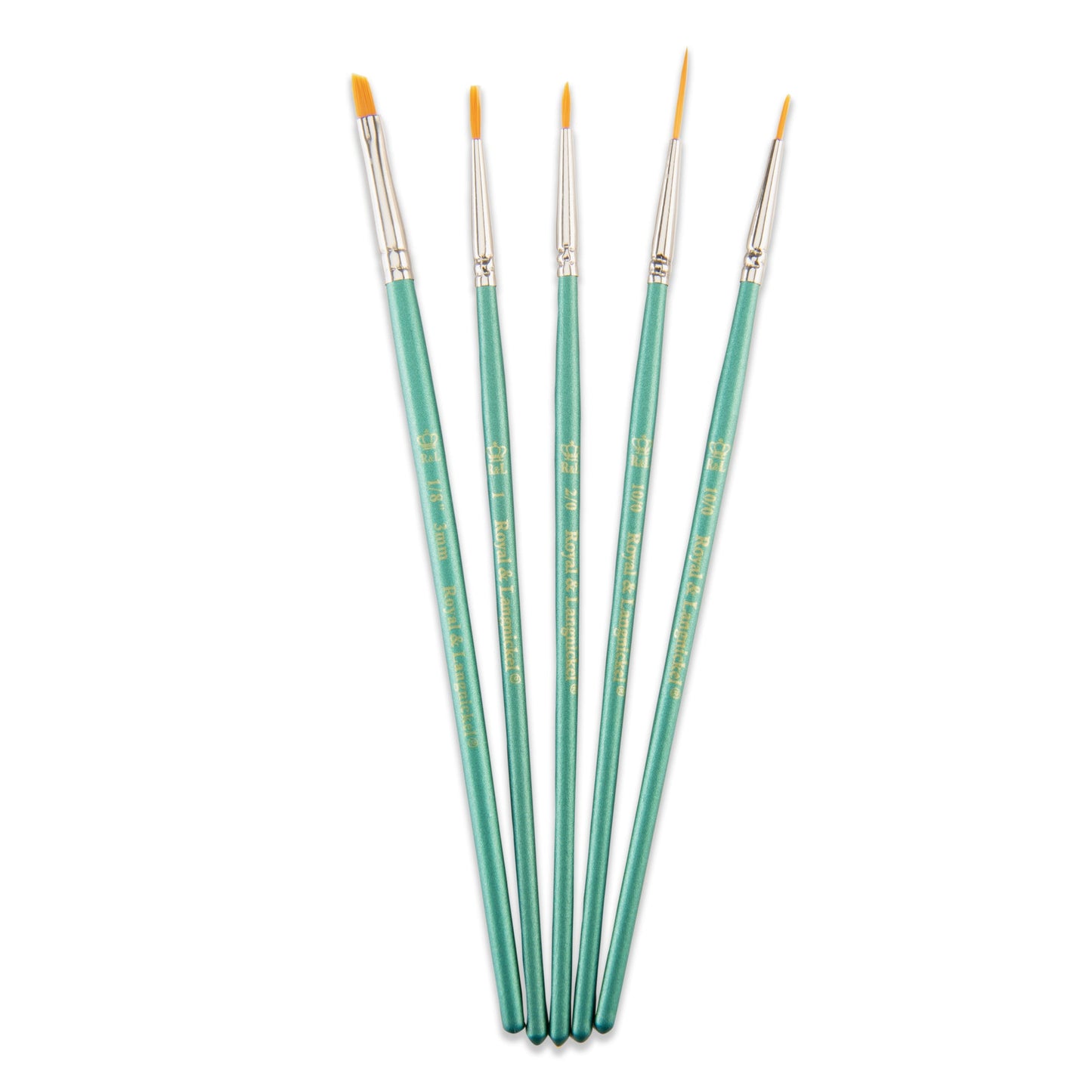 RSET-9197 | 5pc Golden Taklon Variety Brush Set