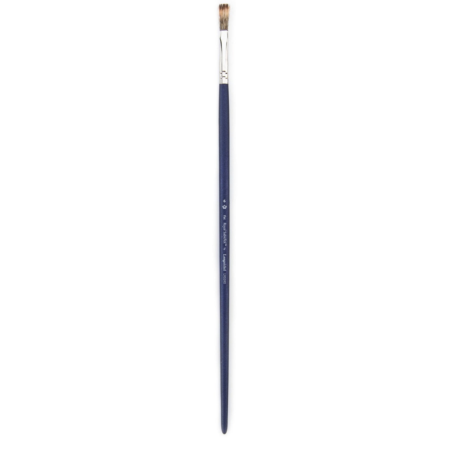 L95590-6 - Royal Sabletek Long Handle Flat Brush - 6