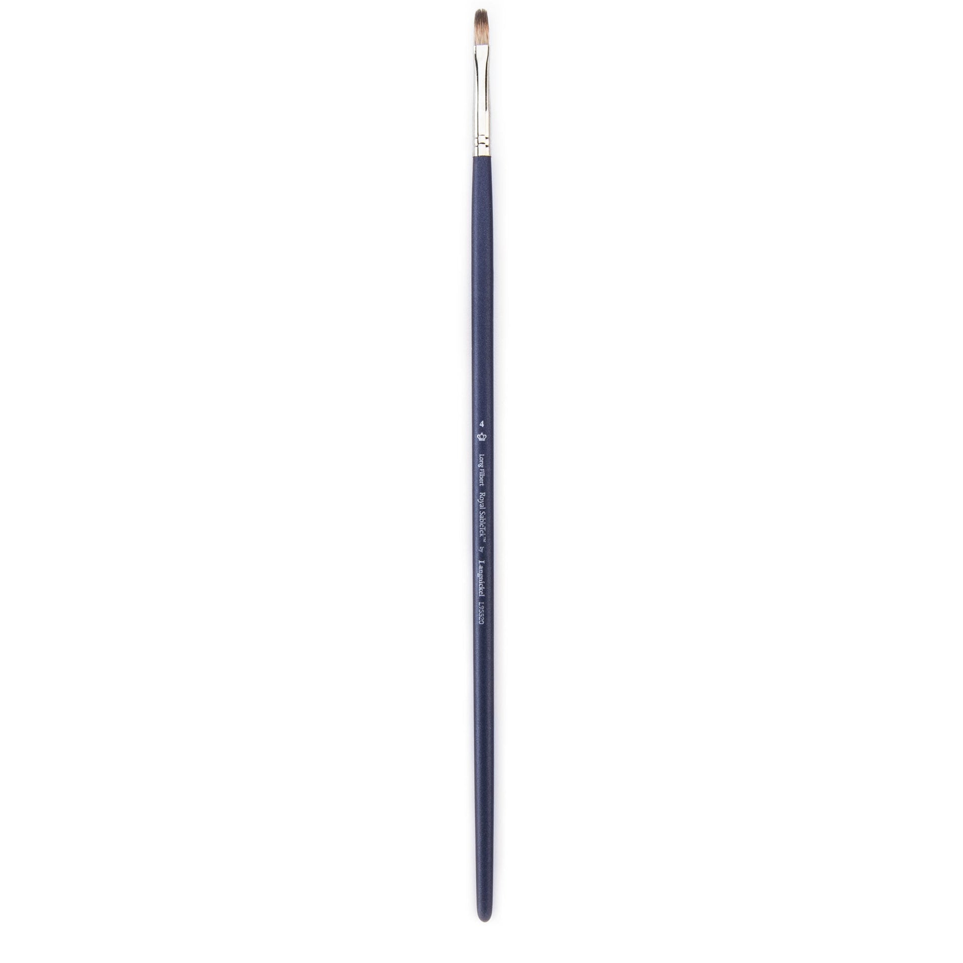 L95520-4 - Royal Sabletek Long Handle Long Filbert Brush - 4