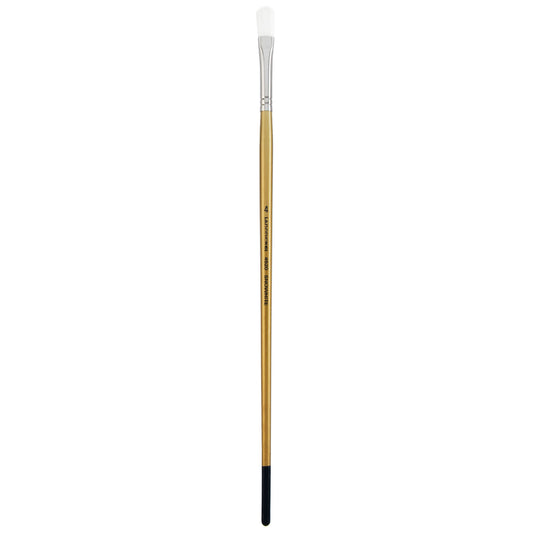 L4520-4 - Snowhite™ Long Handle Filbert Brush Size 4