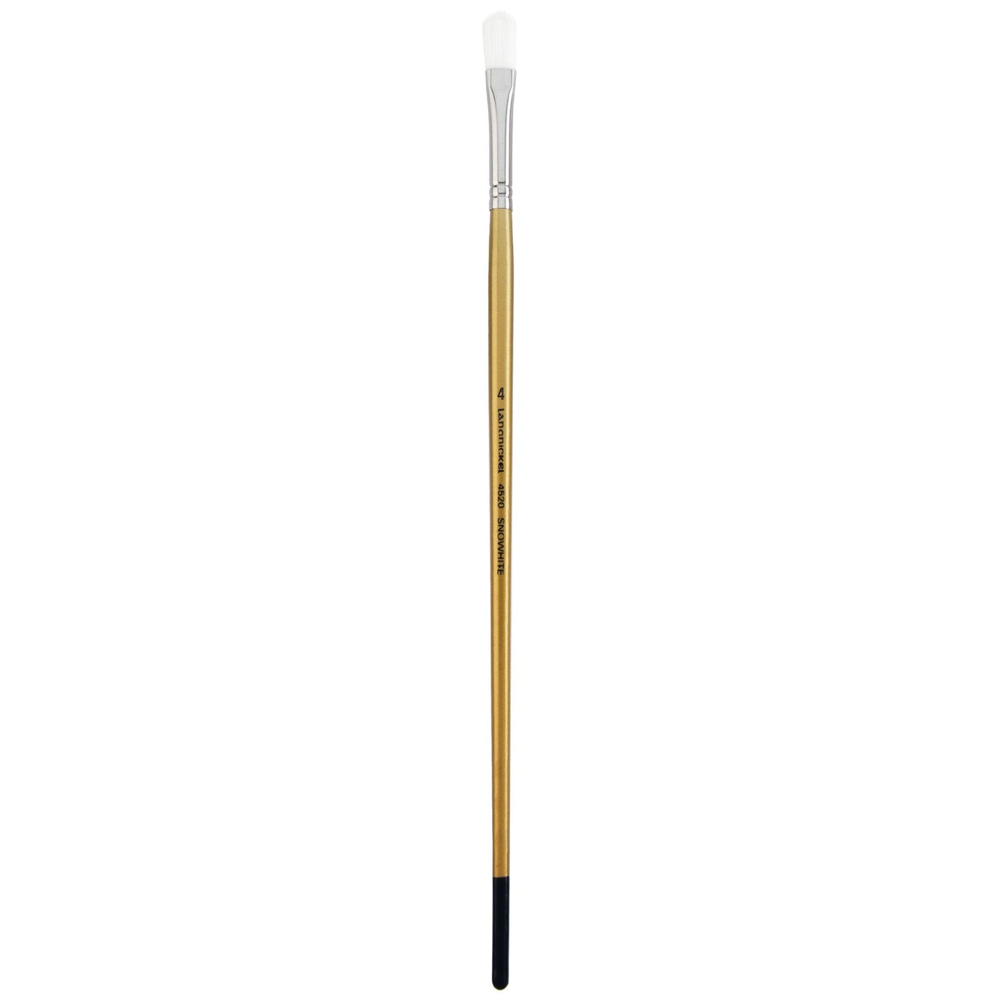 L4520-4 - Snowhite™ Long Handle Filbert Brush Size 4