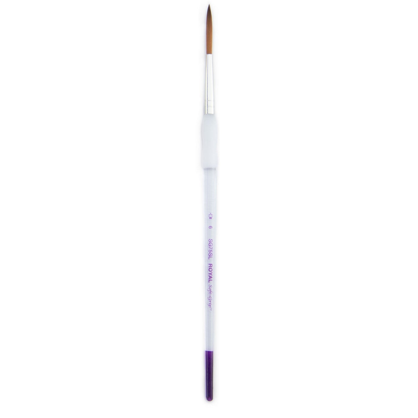 SG75SL-6 - Soft-Grip™ Standard Handle Synthetic Sable Script Brush - 6