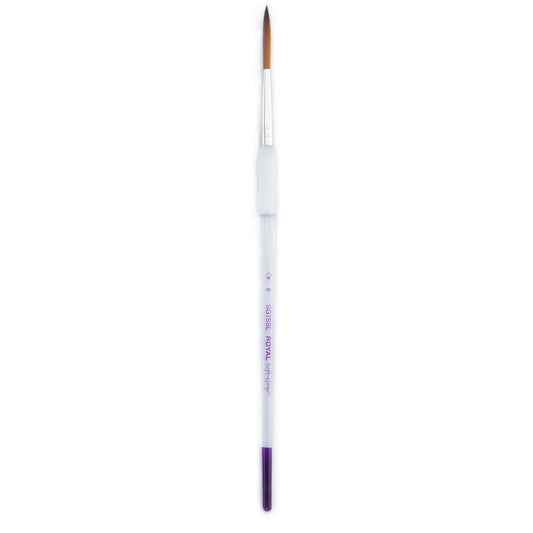 SG75SL-6 - Soft-Grip™ Standard Handle Synthetic Sable Script Brush - 6