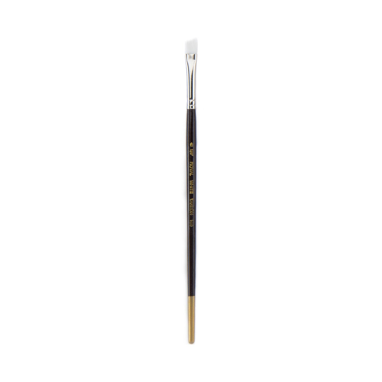 R169-1/4" - White Taklon™ Angular Brush Size 1/4"