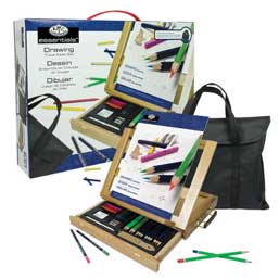 Royal & Langnickel Watercolor Easel Stand And Storage Bag Set 27pc