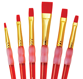 Royal & Langnickel® Round 144 Piece Kids Classroom Paint Brush Set