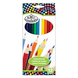 ROYAL BRUSH RTN-157 Metallic Colored Pencils-12/Pkg