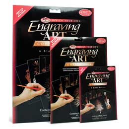 Foil Engraving Art Blank Boards 8"X10" 6/Pkg Copper 090672001795