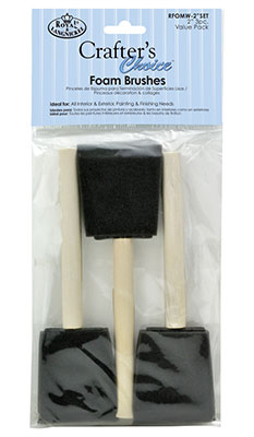 Royal Brush Foam Brushes 20/Pkg-1 Width