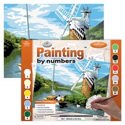 Royal Brush Adult Painting by Numbers Ocean Life Kit